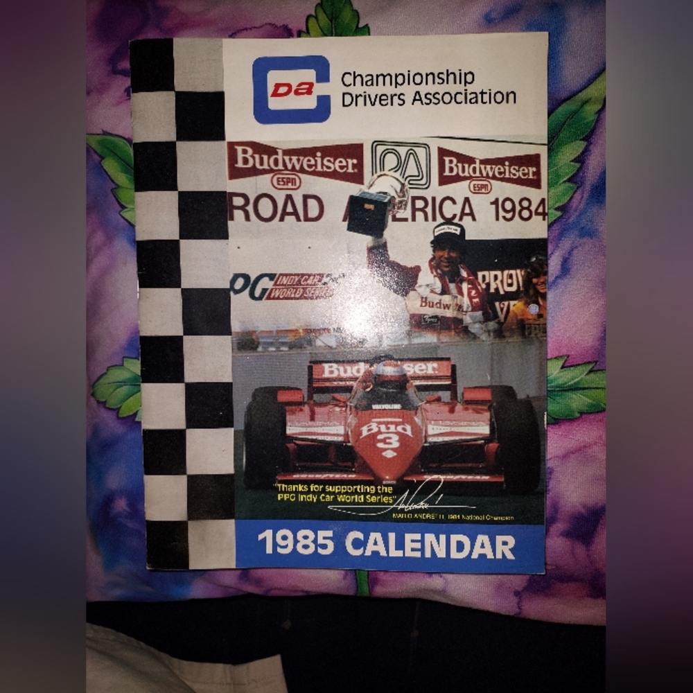 ☆Championship Drivers Association  1985 Calendar  PPG Indy Racing☆